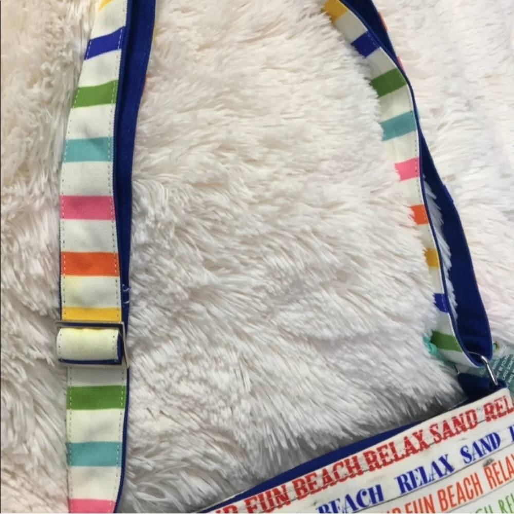 NWT Sun N Sand Clear Crossbody Tote w/ pouch